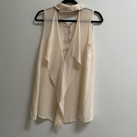 Forever 21 Sleeveless Chiffon Blouse S - Picture 3 of 5
